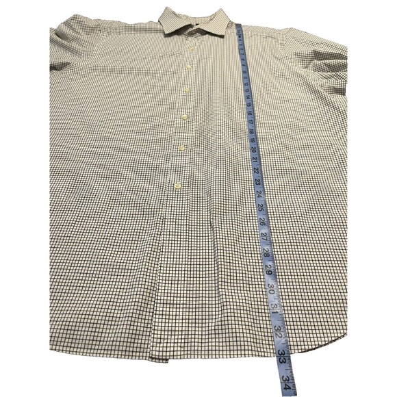 MENS POLO RALPH LAUREN REGENT CLASSIC FIT WHITE CHECK L/S DRESS SHIRT 18 XXL - Picture 9 of 11